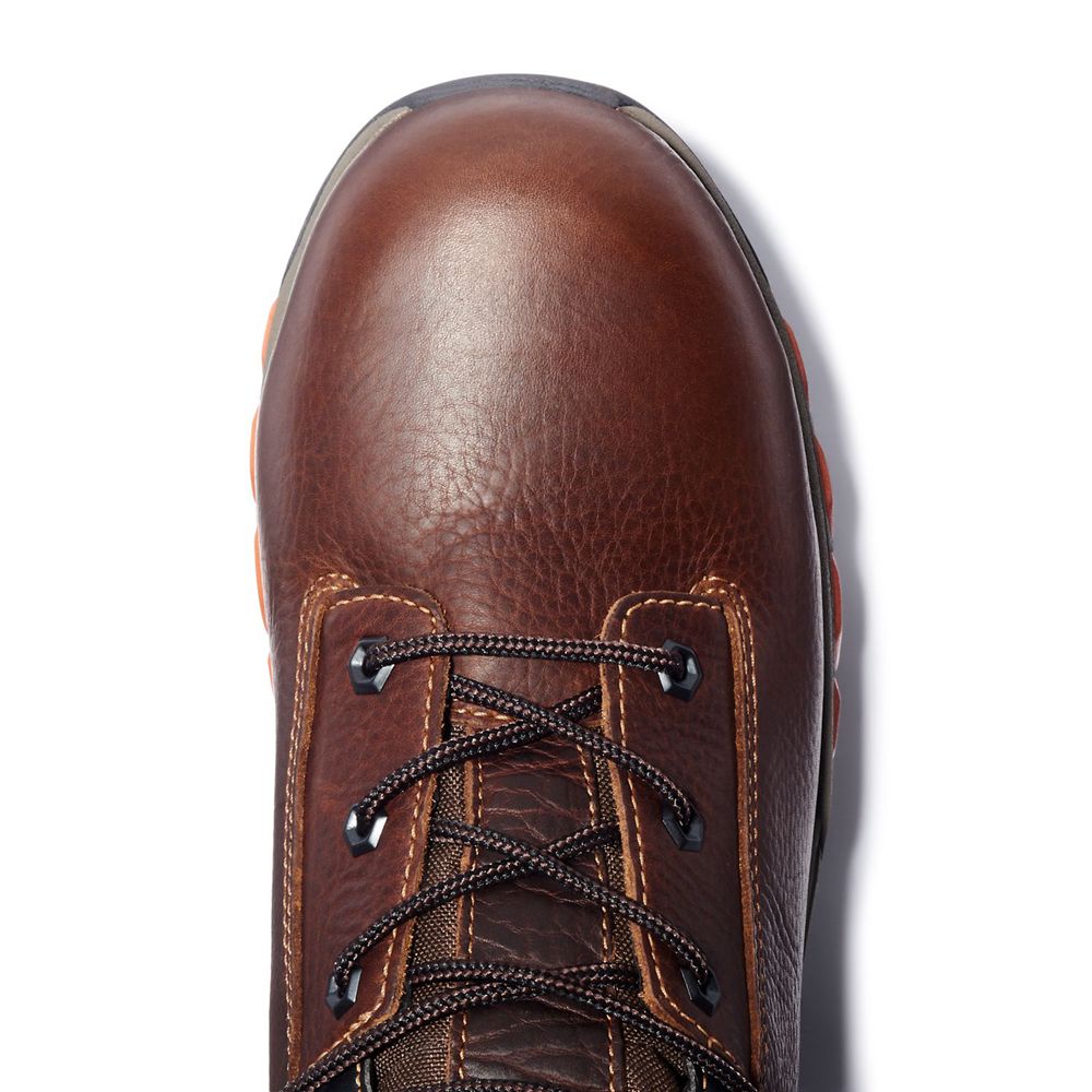Botas de Trabajo Timberland Hombre Pro® Hypercharge 6\" Comp Toe Marrones/Negras - Chile AEJ-703918